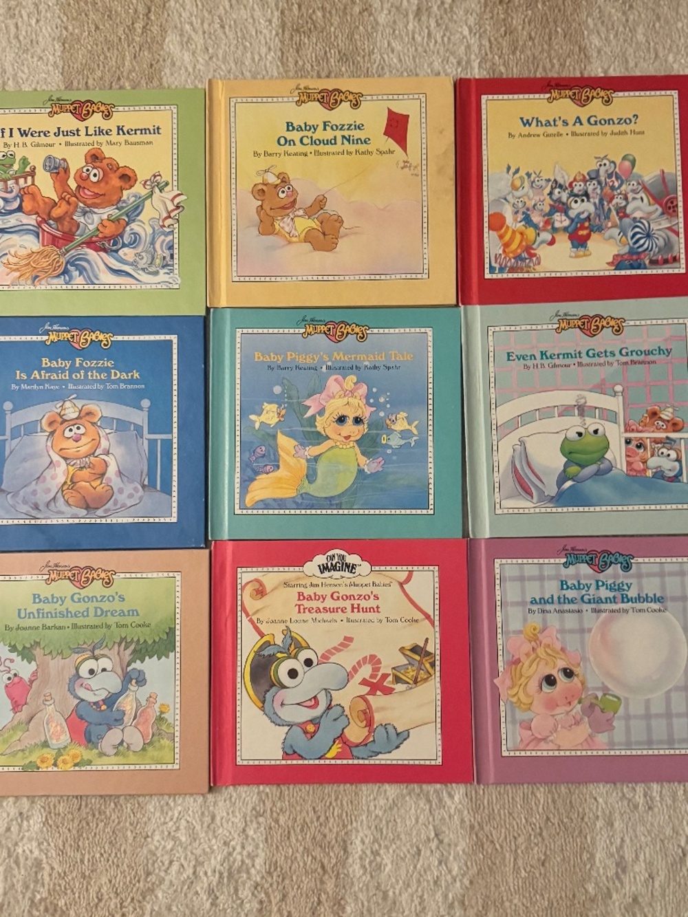 Vintage Muppet Babies Hardcover Books | Set of 9